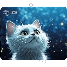Коврик для мыши Cactus White Cat 220x180x2мм (CS-MP-P06XS)
