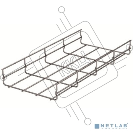 Лоток проволочный 300х80 L3000 сталь 5мм оцинк. ДКС FC8030