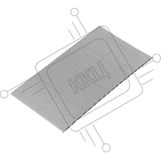 Термопрокладка ExeGate EPG-2WMK (100x100x1.5 mm, 1,7 Вт/ (м•К), теплопроводящая клейкая двухсторонняя, комплект 8шт)
