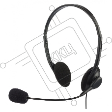 Гарнитура Oklick HS-M143VB черный 1.8м накладные оголовье
