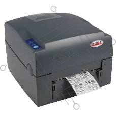 Принтер этикеток термотрансферный Godex TT G500UES, 203 dpi, 127 мм/сек, USB, RS-232, Ethernet, серый