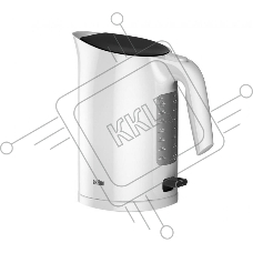 Чайник  Braun  WK3110WH объем 1.7 л мощность 3000 Вт закрытая спираль установка на подставку в любом положении пластиковый корпус