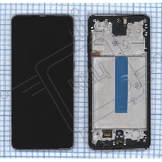 Дисплей (модуль) для Samsung Galaxy A73 SM-A736B в сборе с тачскрином и рамкой TFT белый