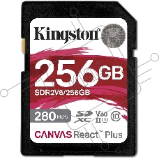 Флеш карта SDXC Kingston SDR2V6/256Gb Canvas React Plus w/o adapter 256Gb