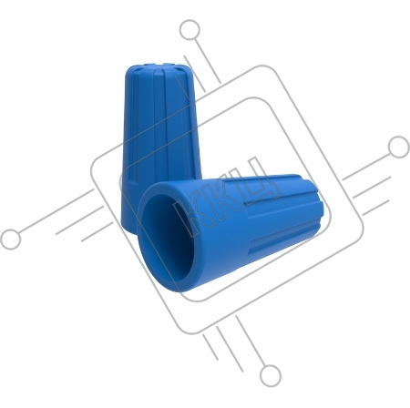 Соединительный изолирующий зажим СИЗ-2, ø 3,0 мм (1,0-4,5 мм²) синий REXANT