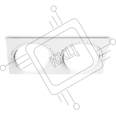 Светильник Ambrella light TN51919/2 WH белый GX53 max 12W 220*115*23