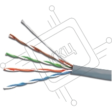 Кабель сетевой  UTP 4 Pair AWG 26 CCA 305м серый