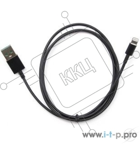 Кабель USB Cablexpert CC-USB-AP2MBP AM/Apple, для iPhone5/6 Lightning, 1м, черный, пакет