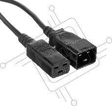 Кабель питания (UPS) ExeGate Power EC20-3P (С19->С20) VDE-250V-3*1.5-СU, 16А, черный, 3м Кабель питания (UPS) ExeGate Power EC20-3P (С19->С20) VDE-250V-3*1.5-СU, 16А, черный, 3м