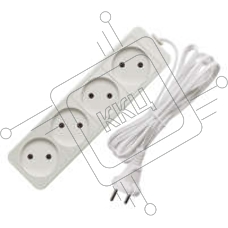 Удлинитель 4х3м без заземл. 6А IP20 ШВВП 1.3кВт Союз 481S-0403
