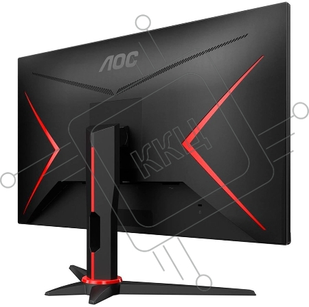 Монитор 23,6'' AOC C24G2AE 1500R Curved 1920x1080 165Гц VA WLED 16:9 1ms VGA 2*HDMI DP 3000:1 80M:1 178/178 250cd Speakers HAS Sviwel Tilt Black/Red