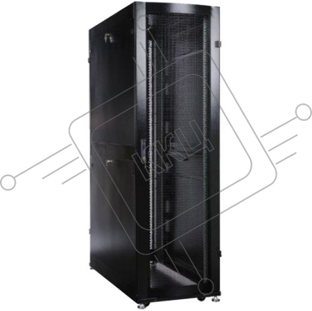 Шкаф Server IT cabinet Schneider Electric Optimum LCSR3350 42U, width 750mm., depth 1200mm., height 1992mm., black, perforation area 74.80%, load capacity 1510kg., package dimensions 1270x785x2192mm, net weight 170kg., weight gross 191kg.
