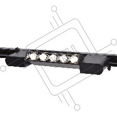 Трековый однофазный светодиодный светильник Ambrella light GL6688 BK черный LED 6W 4200K 24°