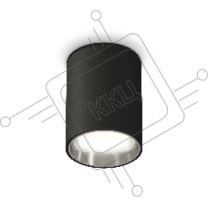 Светильник Ambrella Light XS6313022 SBK/PSL черный песок/серебро полированное MR16 GU5.3 (C6313, N6112)