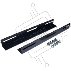Держатели тяжелого оборудования для шкафов глубиной 1000 мм, 2 шт., черные