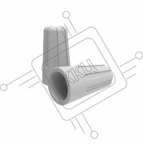 Соединительный изолирующий зажим СИЗ-1, ø 2,7 мм (1,0-3,0 мм²) серый REXANT