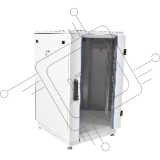 Шкаф коммутационный ЦМО ШТК-М-18.6.6-1ААА 18U 600x600мм пер.дв.стекл задн.дв.стал.лист 2 бок.пан. направл.под закл.гайки 270кг серый