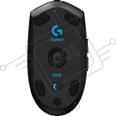 Мышь беспроводная Logitech G305 Lightspeed черный, 12000 dpi, радиоканал, USB, кнопки - 6