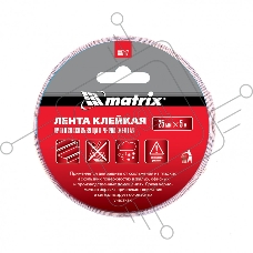 Лента клейкая противоскользящая, черно-желтая 25 мм. х 5м.// Matrix