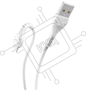 Кабель USB HOCO X37 Cool, USB - Lightning, 2.4А, 1м, белый