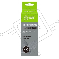 Чернила Cactus CS-GI490BKB черный100мл для Canon Pixma G1400/G2400/G3400