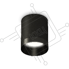 Светильник Ambrella Light XS6302021 SBK/PBK черный песок/черный полированный MR16 GU5.3 (C6302, N6131)
