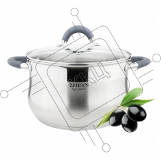 Кастрюля Zeidan Z-50253 5,1л(Кастрюля со стеклянной крышкой - 5,1 л (O22х13.5 см), нерж.сталь, внутренняя - матовая полировка, снаружи - комбинированная полировка, шкала литража, ручки с силиконовым покрытием, КАПСУЛИРОВАННОЕ ДНО, ПОДАРОЧНАЯ УПАКОВКА С ПЛ Кастрюля Zeidan Z-50253 5,1л(Кастрюля со стеклянной крышкой - 5,1 л (O22х13.5 см), нерж.сталь, внутренняя - матовая полировка, снаружи - комбинированная полировка, шкала литража, ручки с силиконовым покрытием, КАПСУЛИРОВАННОЕ ДНО, ПОДАРОЧНАЯ УПАКОВКА С ПЛ
