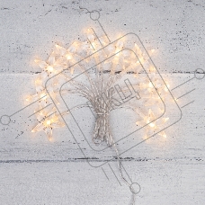 Гирлянда светодиодная «Звездочки» 1.5 м, 10 LED, прозрачный ПВХ, цвет свечения теплый белый, 2 х АА (батарейки не в комплекте) NEON-NIGHT