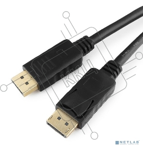 Кабель DisplayPort Cablexpert CC-DP2-7.5M, v1.2, 7,5м, 20M/20M, черный, экран, пакет