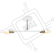 Светильник Ambrella light TR8222/2 WH/SB белый/бронза E27/2 max 40W 510*165*190