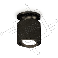 Светильник Ambrella Light XS7402060 SBK/PBK черный песок/черный полированный MR16 GU5.3 (N7926, C7402, N7002)