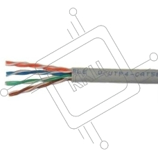 Кабель UTP cat.5e, 4 пары (305 м) Solid 0.51мм CCA alloy AWG24 (18481)