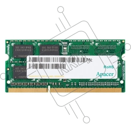 Оперативная память Apacer SO-DIMM DDR3 4GB 1600MHz (PC3-12800) (Retail) (AS04GFA60CATBGC/DS.04G2K.KAM)