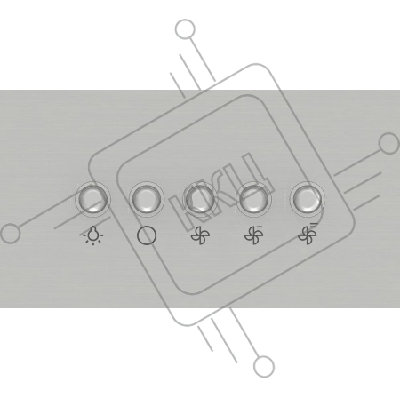 Вытяжка встраиваемая Gorenje WHU629EX/M нержавеющая сталь управление: кнопочное (1 мотор)