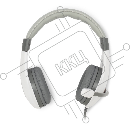 Наушники с микрофоном Oklick/Оклик HS-L600 серый 1.8м мониторные оголовье (1532023)