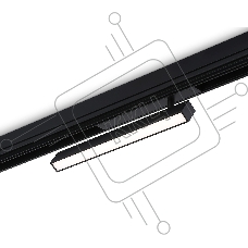 Управляемый светодиодный светильник для шинопровода Magnetic Ambrella light GL1332 BK черный IP20 18W 3000K-6400K 220V 120° 342*25*112 (Без ПДУ)