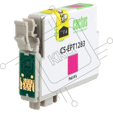 Картридж струйный Cactus CS-EPT1283 (T1283) пурпурный (7 мл) для Epson Stylus S22/S125/SX420/SX425/Office BX305