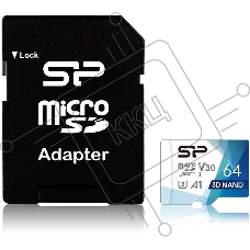 Флеш карта microSD 64Gb Silicon Power Superior Pro A1 microSDXC Class 10 UHS-I U3 Colorful 100/80 Mb/s (SD адаптер) Флеш карта microSD 64Gb Silicon Power Superior Pro A1 microSDXC Class 10 UHS-I U3 Colorful 100/80 Mb/s (SD адаптер)