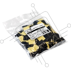 Самоклеющаяся площадка для крепления стяжек ExeGate EX293144RUS STM2525B-100 (25х25 мм, halogen free, -40°C - +85°C, черная, 100 шт)