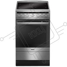 Плита электрическая Hansa FCCX64000 серебристый, конфорок 4 шт, духовка 69 л, 60 см x 85 см x 60 см