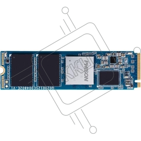 Накопитель SSD M.2 2280 1TB Apacer AS2280Q4 Client SSD AP1TBAS2280Q4-1 PCIe Gen4x4 with NVMe, 5000/4400, IOPS 750K, MTBF 1.5M, 3D TLC, 1800TBW, 1.8DWPD, Kit Heatsink and mount, NVMe 1.3, RTL