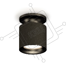 Светильник Ambrella Light XS7402061 SBK/PBK черный песок/черный полированный MR16 GU5.3 (N7926, C7402, N7011)