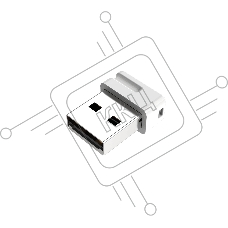 Флеш диск Netac U116 64Gb <NT03U116N-064G-30WH>, USB3.0, миниатюрная пластиковая белая