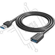 Кабель-удлинитель Vention USB 3.0 AM/AF - 0.5м Black Edition VAS-A45-B050