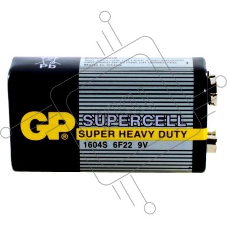 Батарея GP Supercell 1604S 6F22 9V (1шт)   