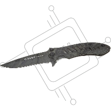Нож ЗУБР 47702_z01 ЭКСПЕРТ ОХОТНИК  складной цельнометаллический, 205мм/лезвие 90мм