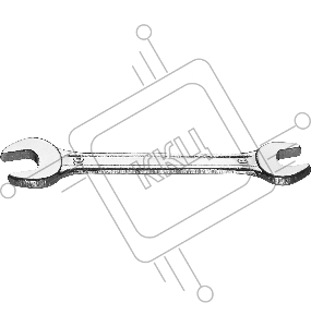 Рожковый гаечный ключ 8 x 10 мм, СИБИН