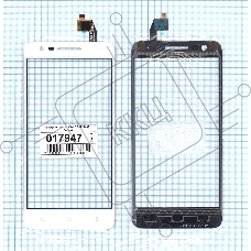 Сенсорное стекло (тачскрин) для Lenovo Vibe C2 / Vibe C2 Power (K10A40) белое
