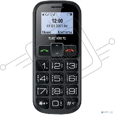 Мобильный телефон teXet TM-B322 черный-красный