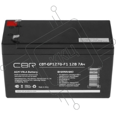 Батарея для ИБП CBR CBT-GP1270-F1 (12В 7А·ч), клеммы F1